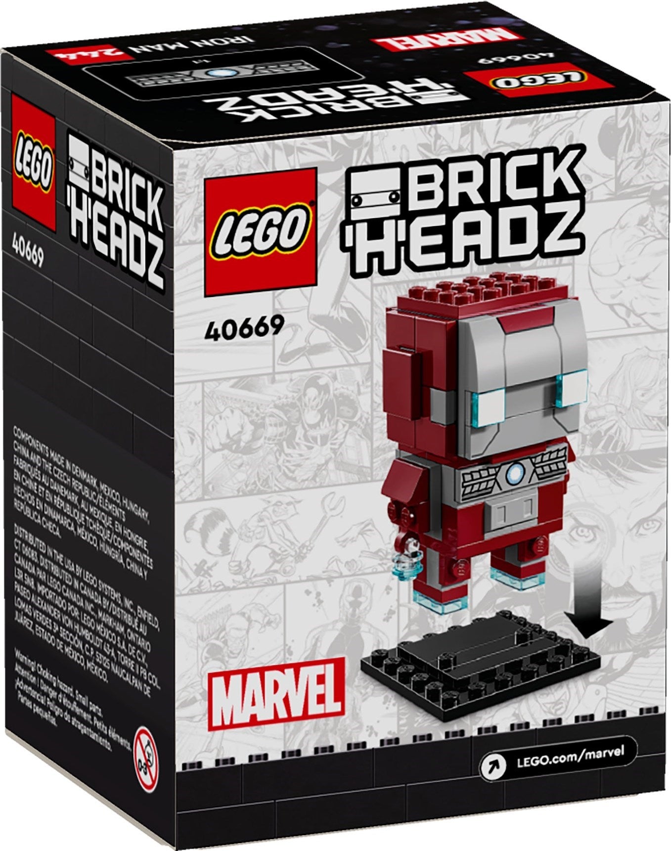 LEGO® BrickHeadz™ 40669: Figur av Iron Man MK5