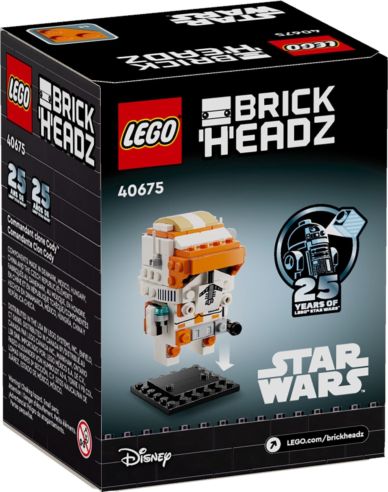 LEGO® BrickHeadz™ 40675: Klonekommandør Cody™