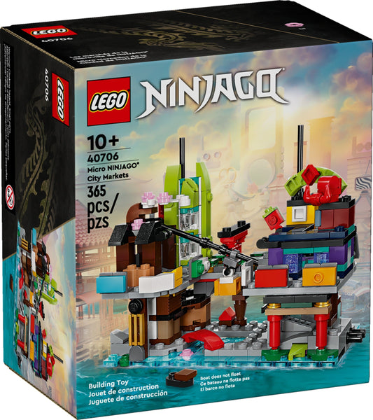 LEGO® NINJAGO® 40706: Mikromodell av markedene i NINJAGO® by