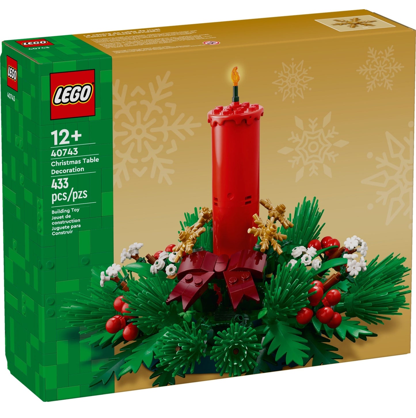 LEGO® 40743: Juledekorasjon til bordet