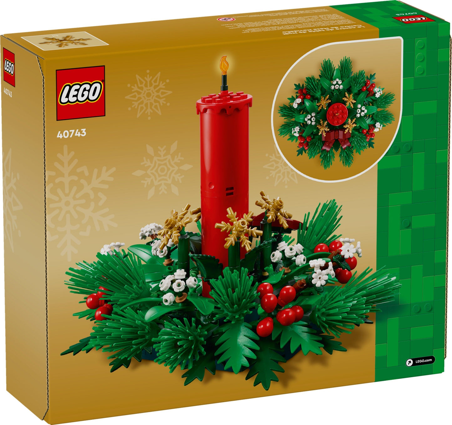 LEGO® 40743: Juledekorasjon til bordet