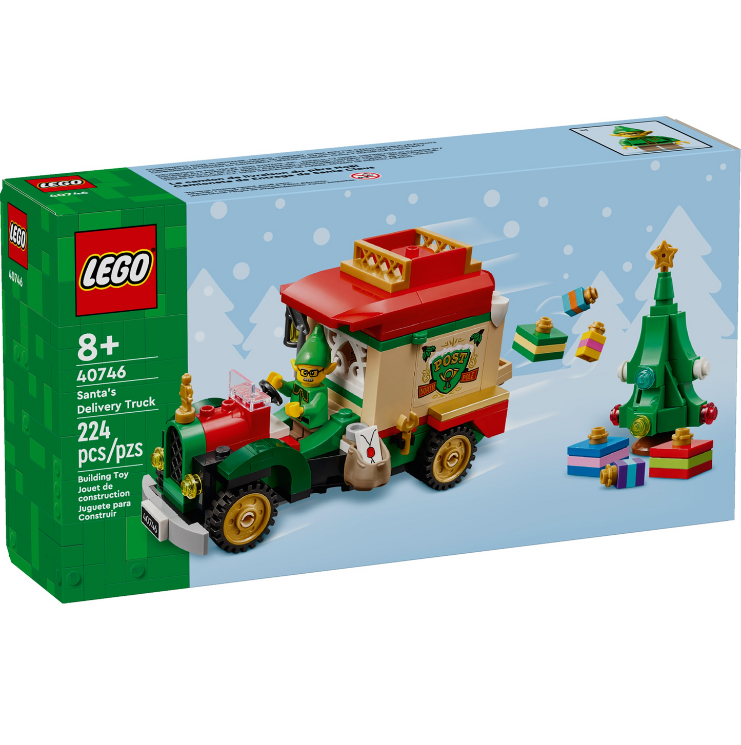 LEGO® 40746: Julenissens julepostbil