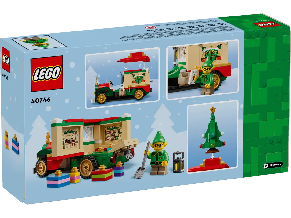 LEGO® 40746: Julenissens julepostbil