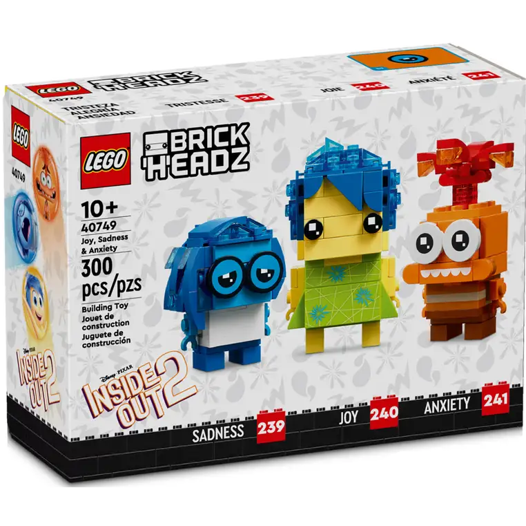 LEGO® BrickHeadz™ 40749: Glede, Sorg og Angst