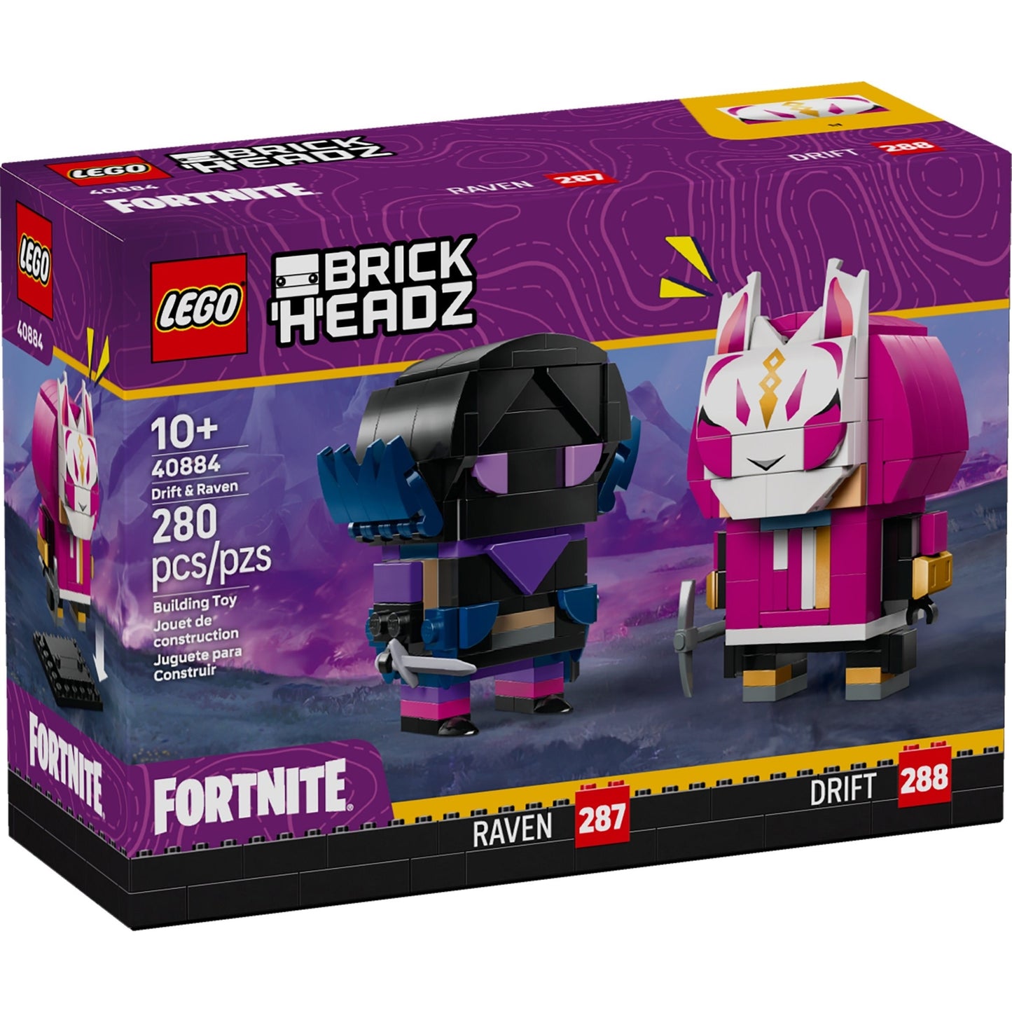 LEGO® BrickHeadz™ 40884: Figurer av Drift og Raven