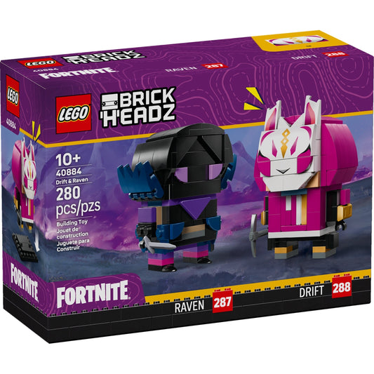 LEGO® BrickHeadz™ 40884: Figurer av Drift og Raven