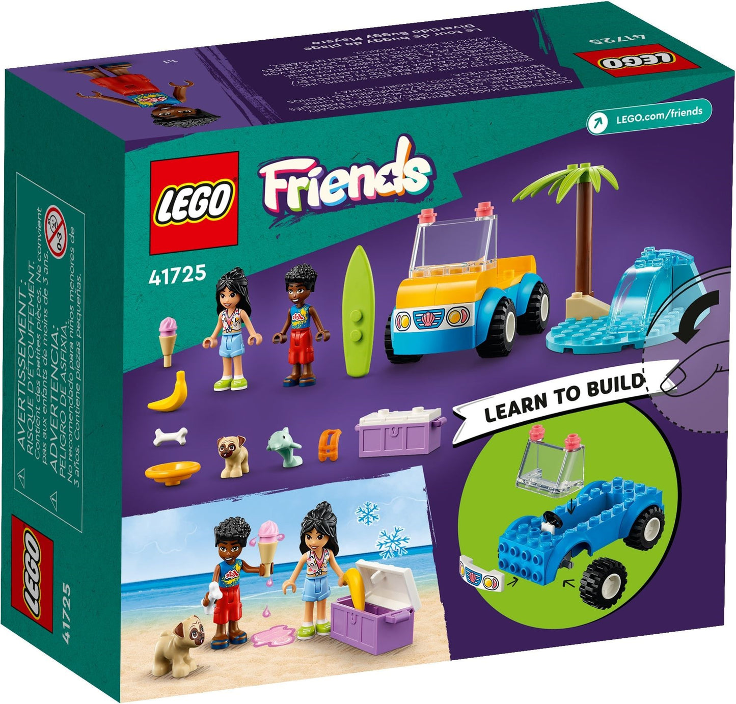 LEGO® Friends™ 41725: Strandmoro med buggy