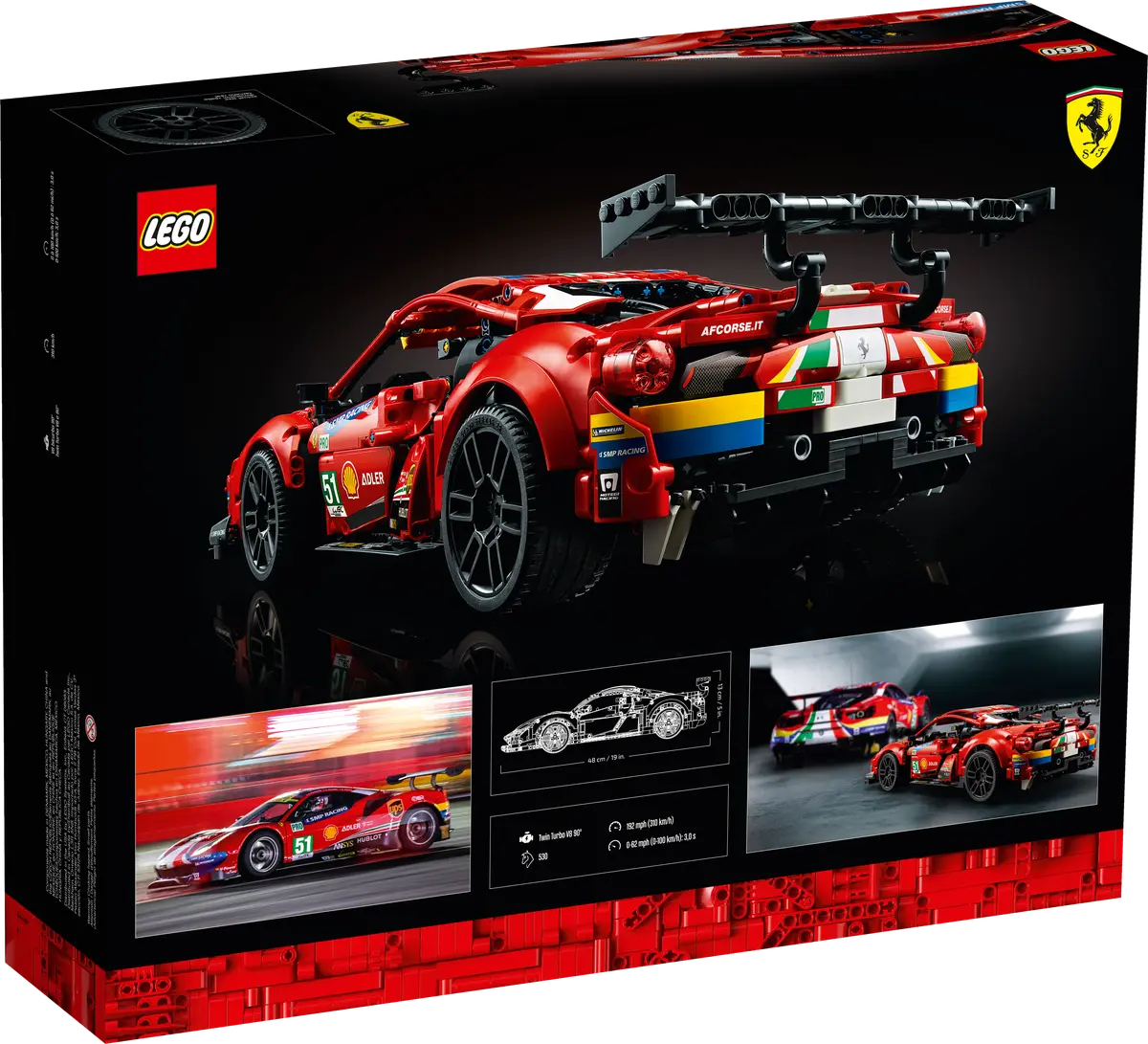 LEGO® Technic™ 42125: Ferrari 488 GTE “AF Corse #51”