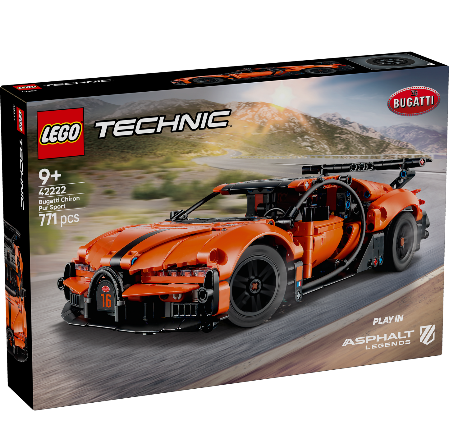 LEGO® Technic™ 42222: Bugatti Chiron Pur Sport-hyperbil