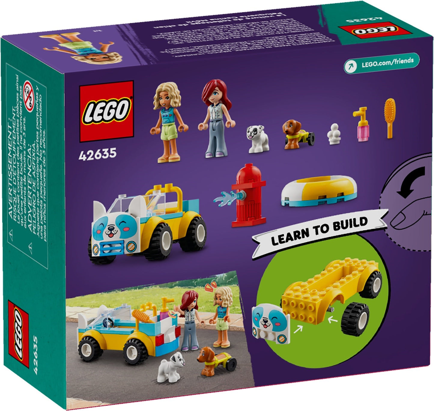 LEGO® Friends™ 42635: Hundepleie og bil