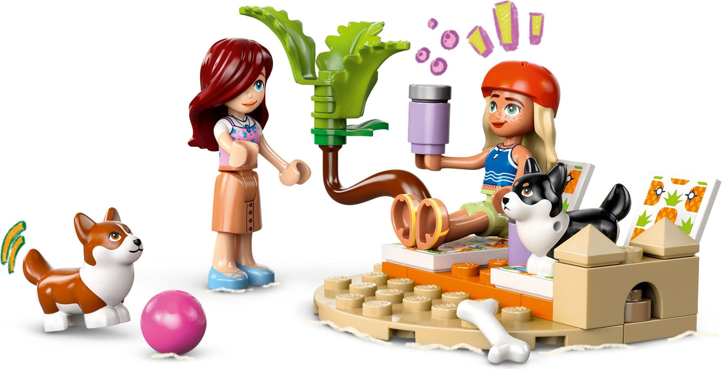 LEGO® Friends™ 42641: Lekesett med surfende hunder og scooter