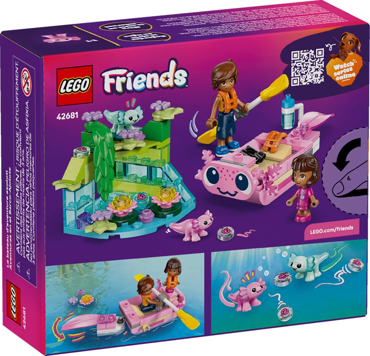 LEGO® Friends™ 42681: Axolotl-utforskningsbåt