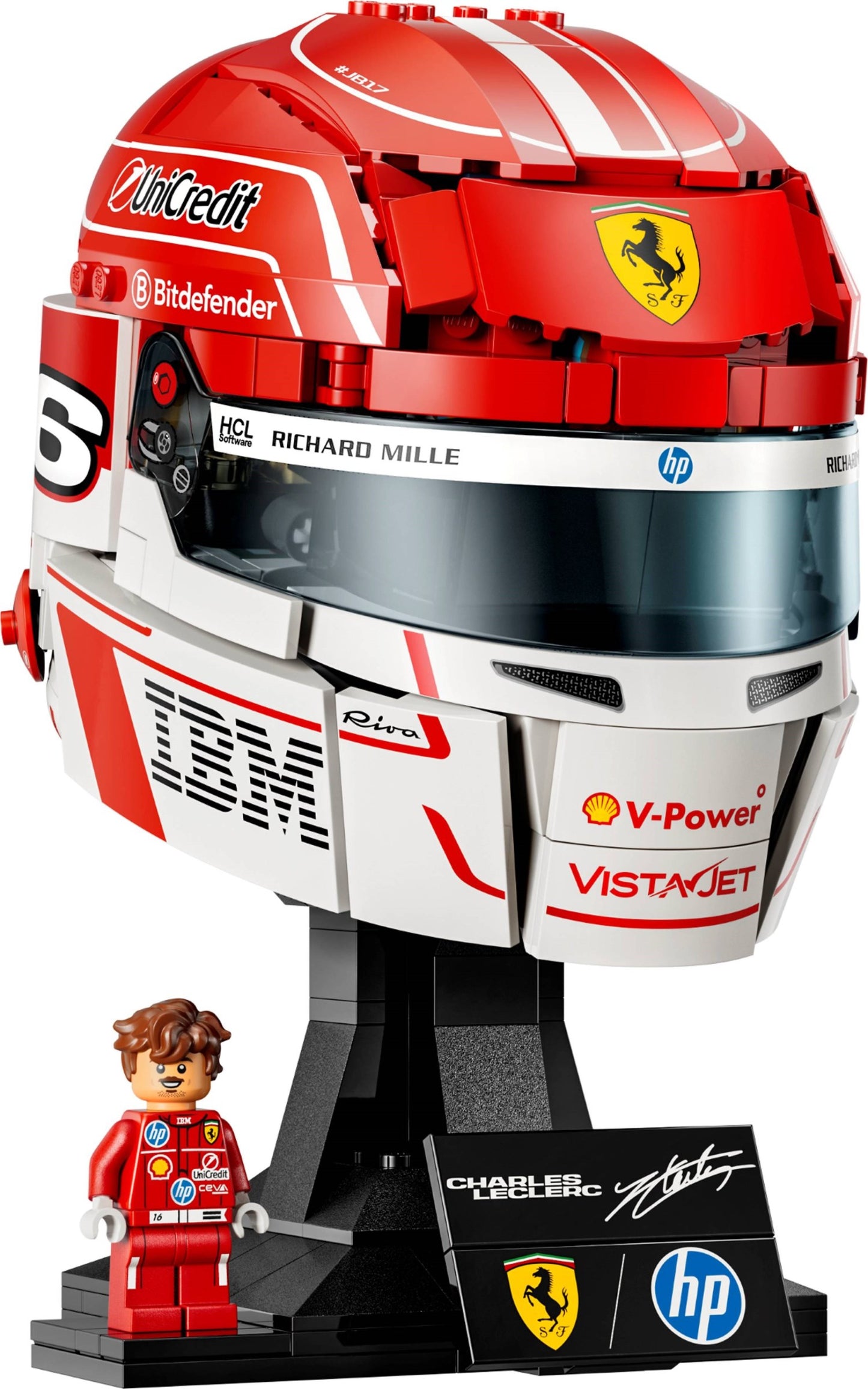 LEGO® Editions™ 43014: Scuderia Ferrari HP Charles Leclerc hjelm