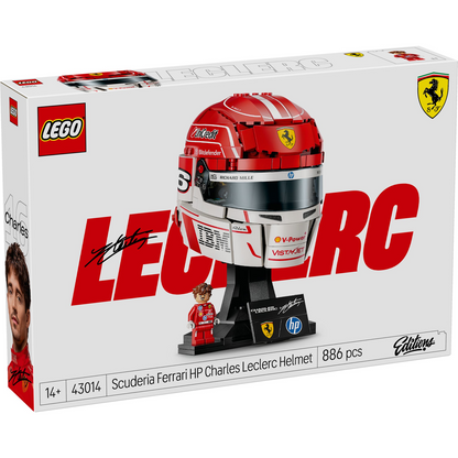 LEGO® Editions™ 43014: Scuderia Ferrari HP Charles Leclerc hjelm