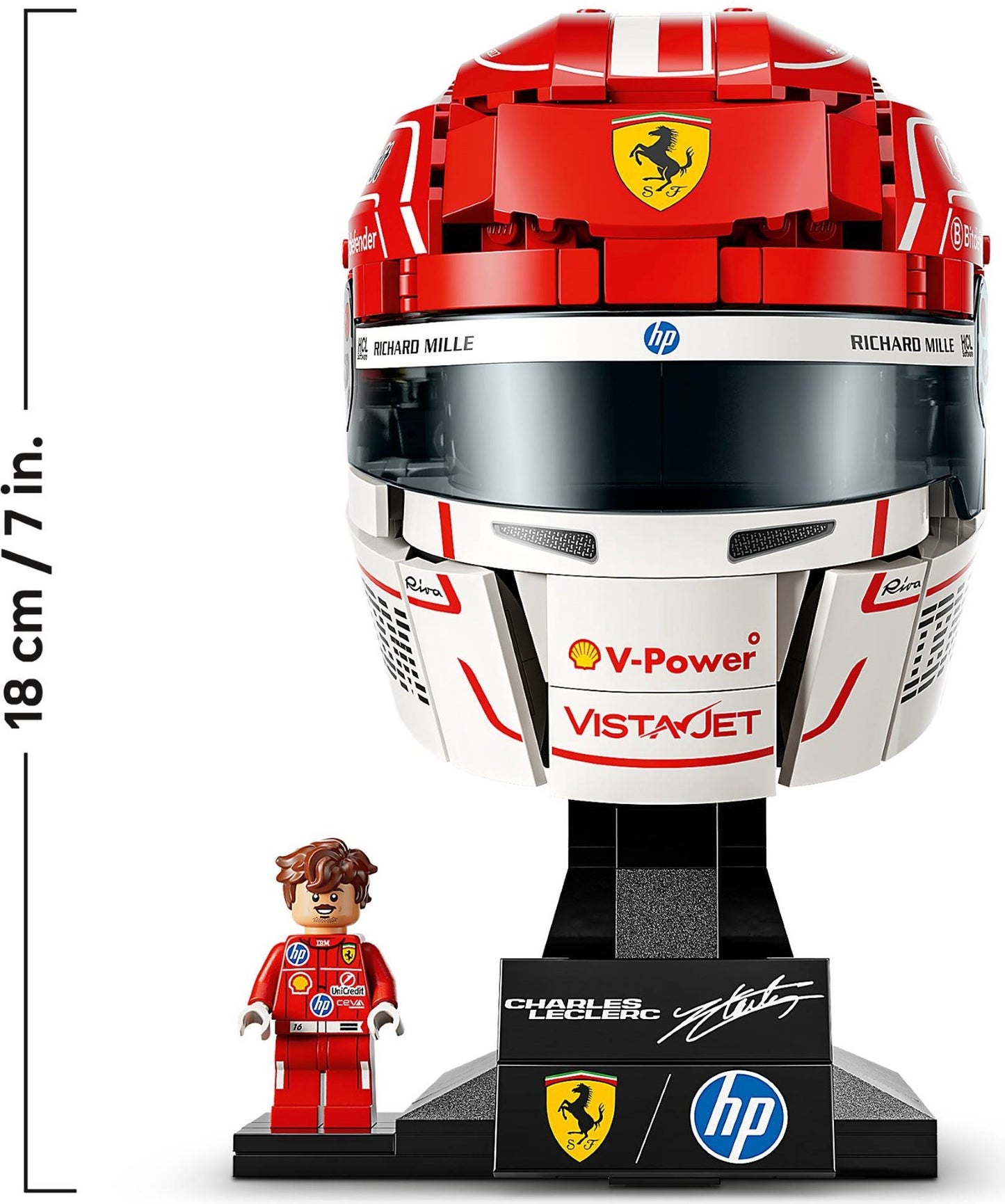 LEGO® Editions™ 43014: Scuderia Ferrari HP Charles Leclerc hjelm