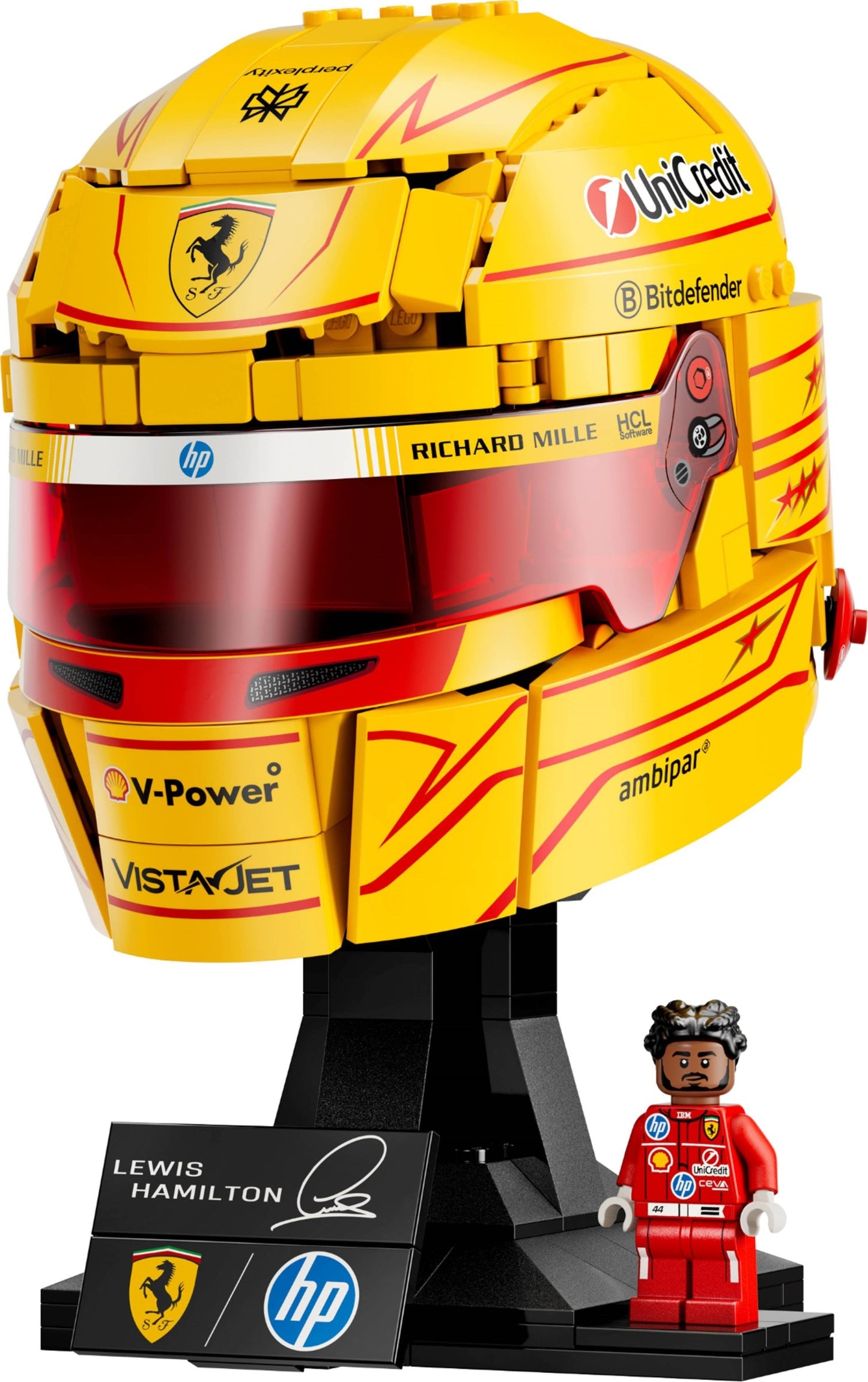 LEGO® Editions™ 43022: Scuderia Ferrari HP Lewis Hamilton hjelm