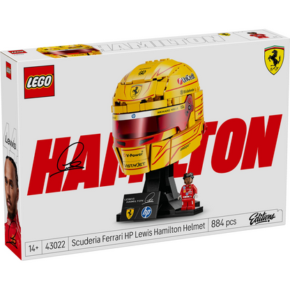 LEGO® Editions™ 43022: Scuderia Ferrari HP Lewis Hamilton hjelm