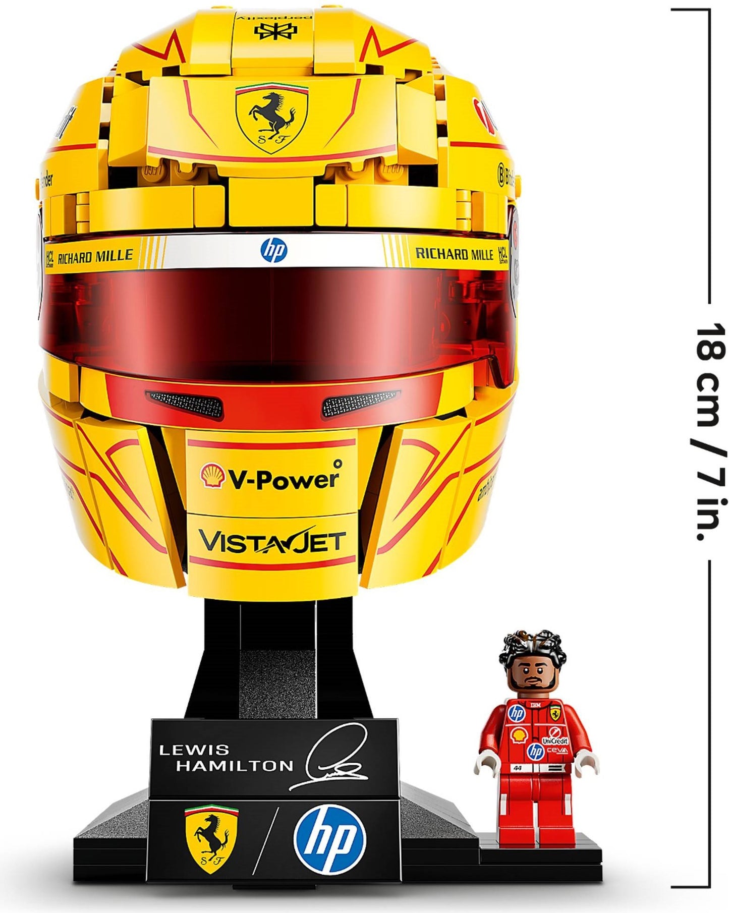 LEGO® Editions™ 43022: Scuderia Ferrari HP Lewis Hamilton hjelm