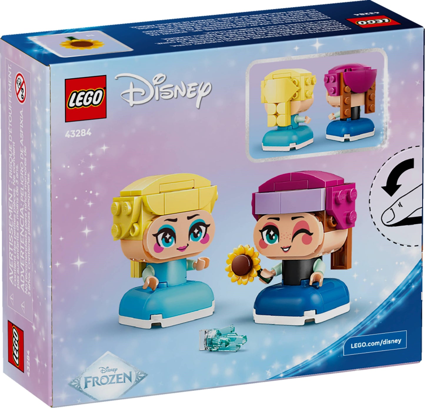 LEGO® Disney™ 43284: Miniatyrer av Anna og Elsa