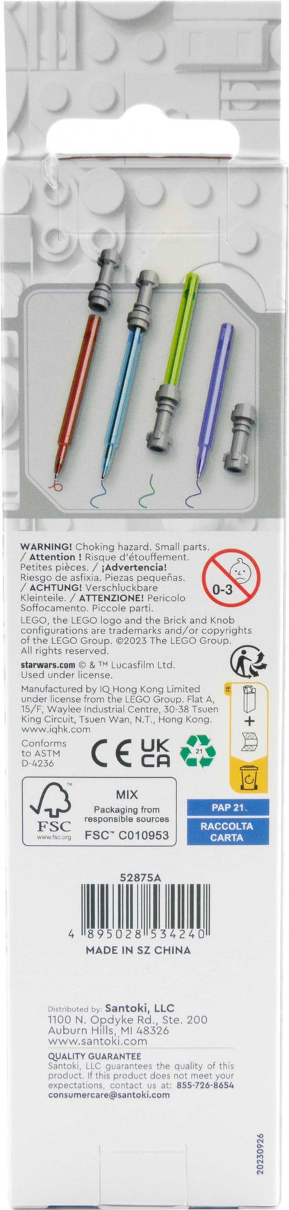 LEGO® 5008814: Lyssabel-gelpenn – pakke med fire