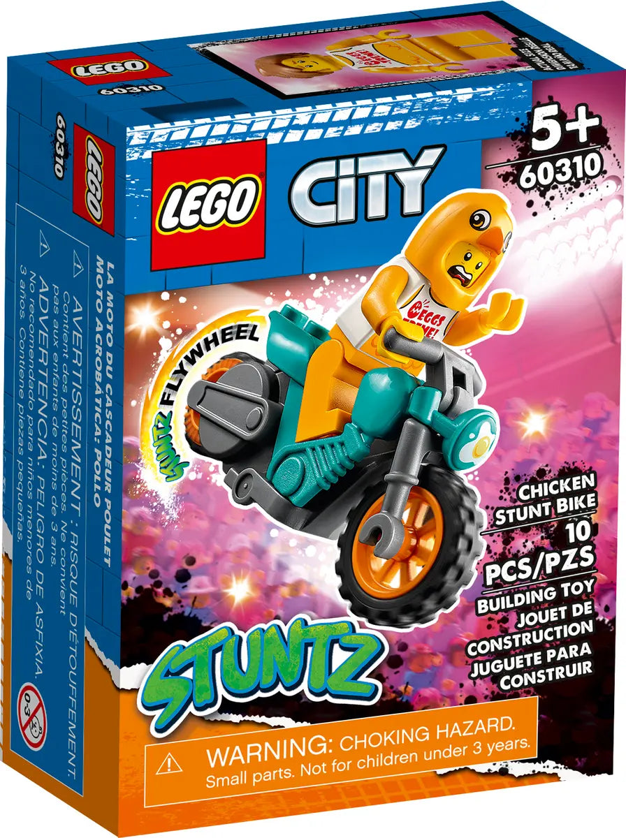 LEGO® City 60310: Stuntmotorsykkel og kyllingdrakt-figur