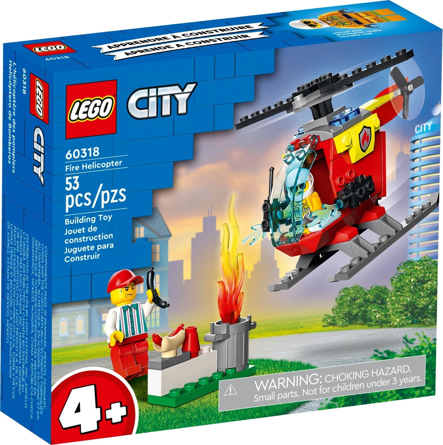 LEGO® City 60318: Brannhelikopter