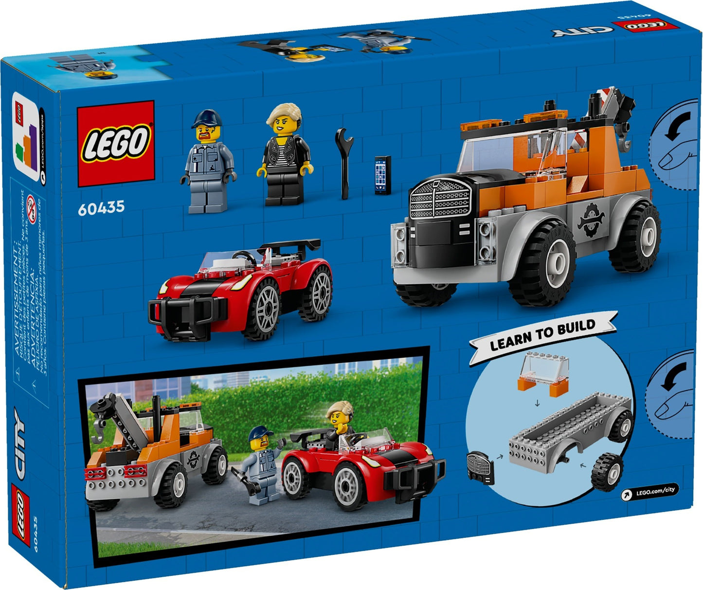 LEGO® City 60435: Bergingsbil og sportsbil