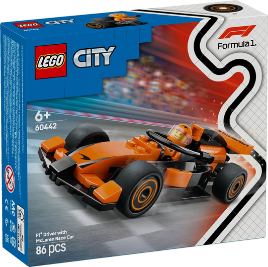 LEGO® City 60442: F1®-fører med McLaren-racerbil