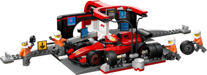 LEGO® City 60443: F1®-depotstopp og -team med Ferrari-bil