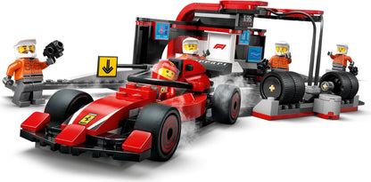 LEGO® City 60443: F1®-depotstopp og -team med Ferrari-bil