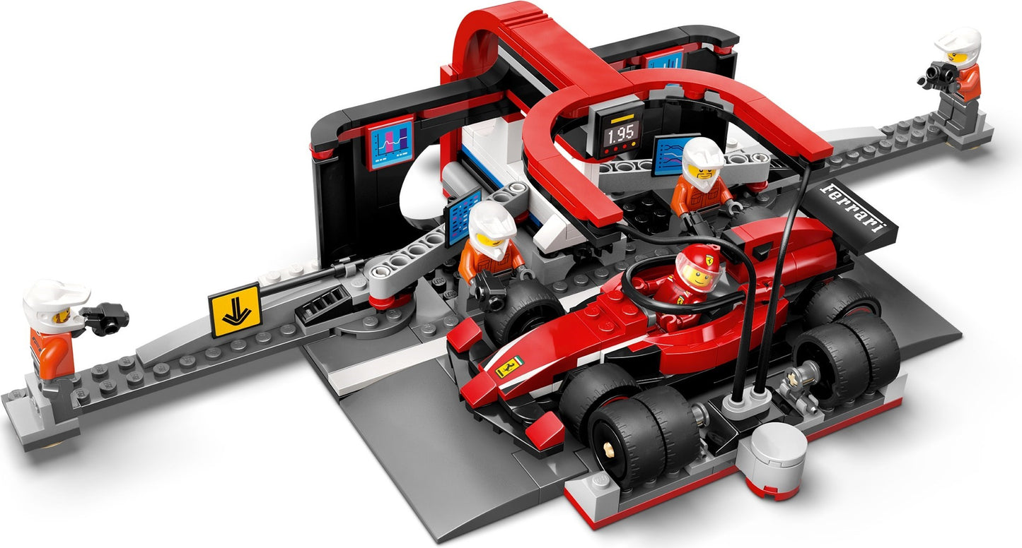 LEGO® City 60443: F1®-depotstopp og -team med Ferrari-bil