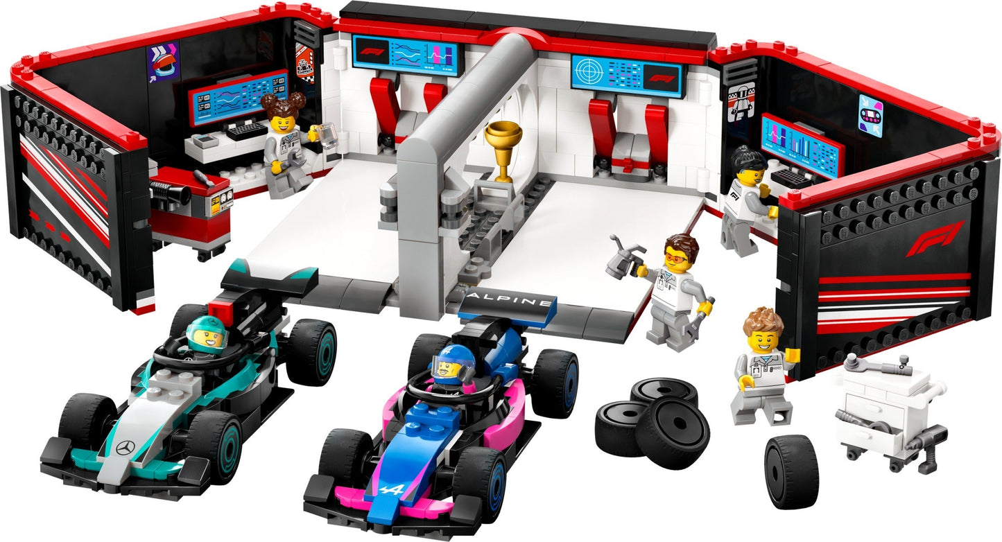 LEGO® City 60444: F1®-verksted med Mercedes-AMG og Alpine