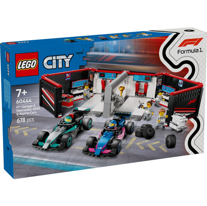 LEGO® City 60444: F1®-verksted med Mercedes-AMG og Alpine