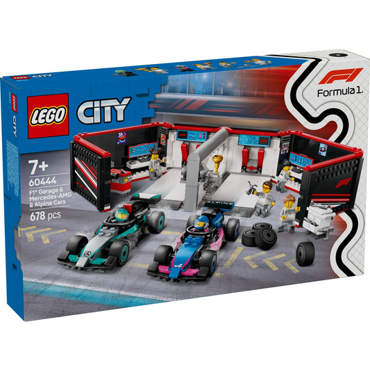 LEGO® City 60444: F1®-verksted med Mercedes-AMG og Alpine