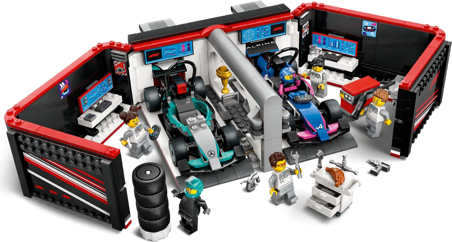 LEGO® City 60444: F1®-verksted med Mercedes-AMG og Alpine