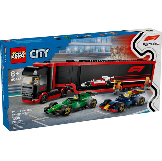 LEGO® City 60445: F1®-trailer med F1® RB20 og AMR24