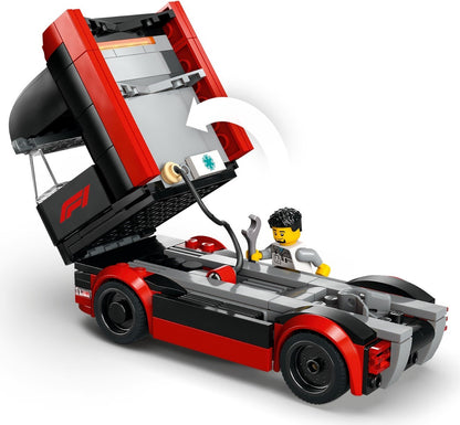 LEGO® City 60445: F1®-trailer med F1® RB20 og AMR24