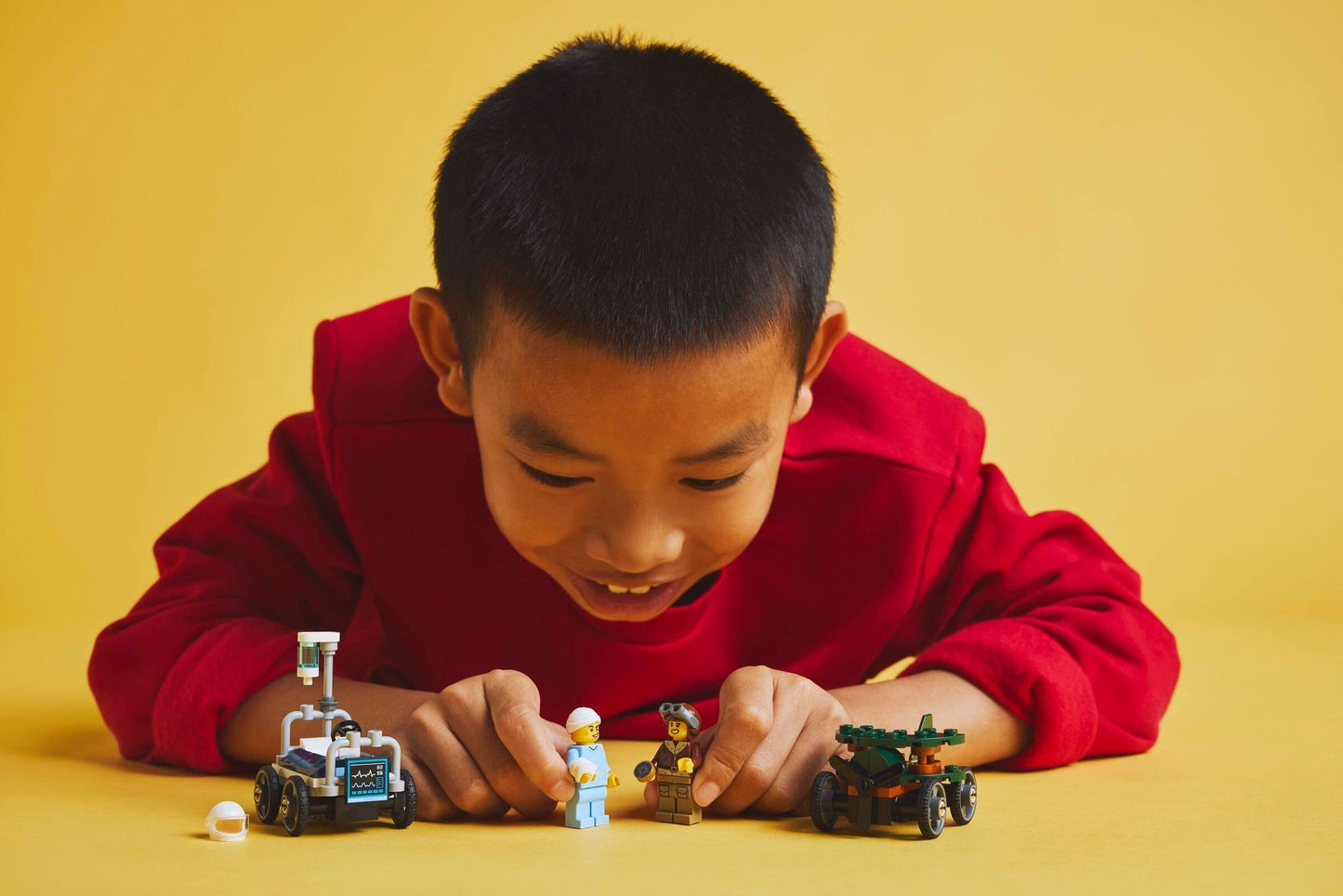 LEGO® City 60459: Racerbilpakke flybil mot sykesengbil