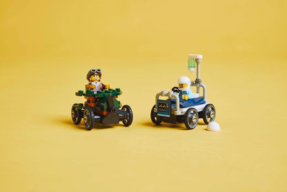 LEGO® City 60459: Racerbilpakke flybil mot sykesengbil