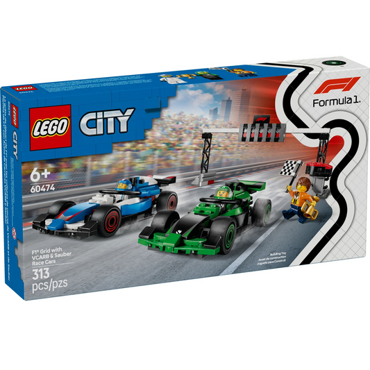LEGO® City 60474: F1®-grid med VCARB- og Sauber-racerbiler
