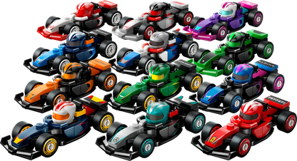 LEGO® Minifigures 71049: F1®-racerbiler Komplett pakke