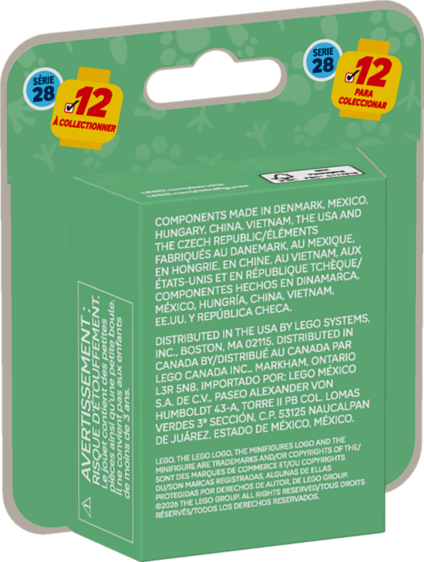 LEGO® Minifigures 71051: Dyreserie 28 Komplett pakke