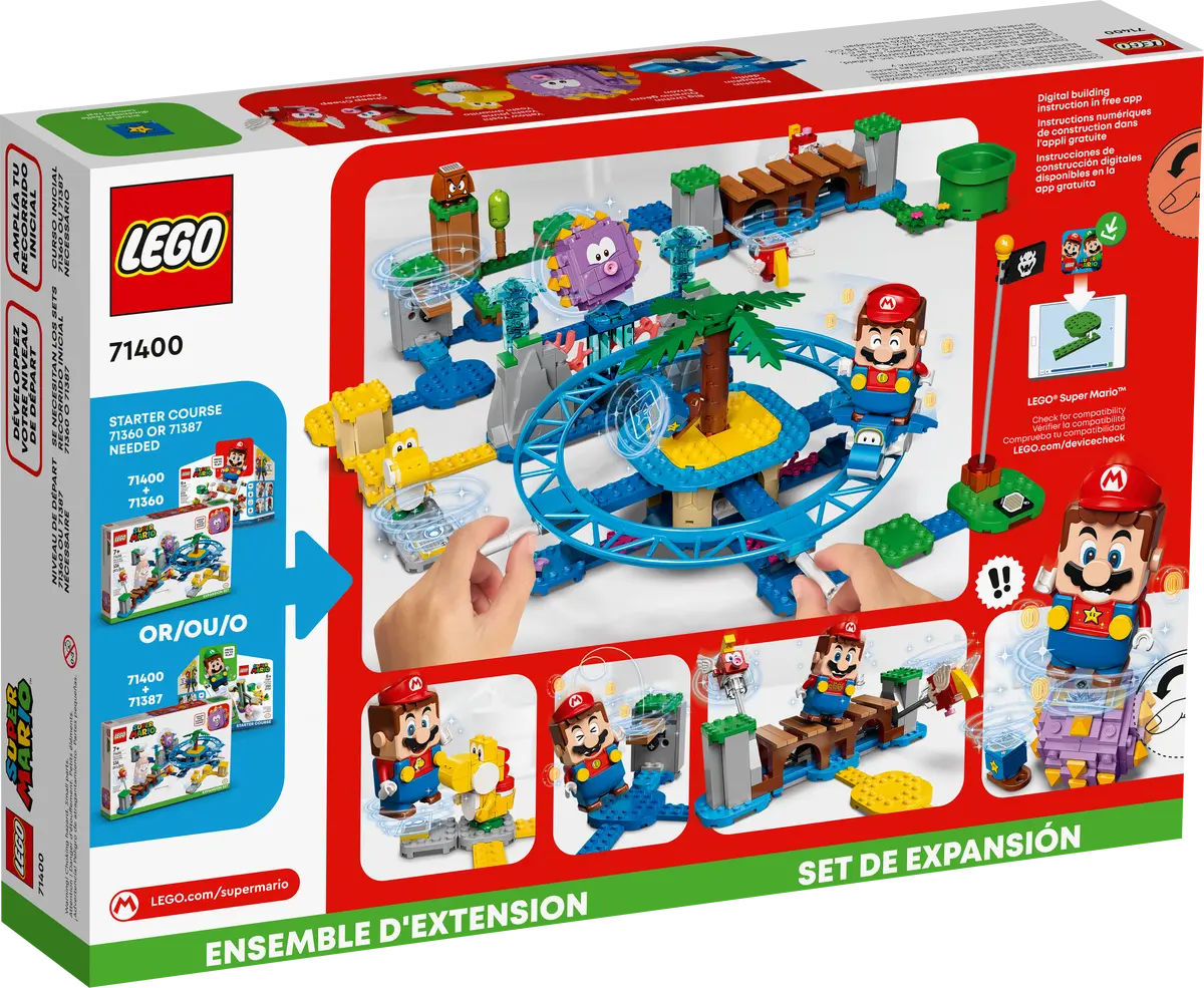 LEGO® Super Mario™ 71400: Strandattraksjon med Big Urchin