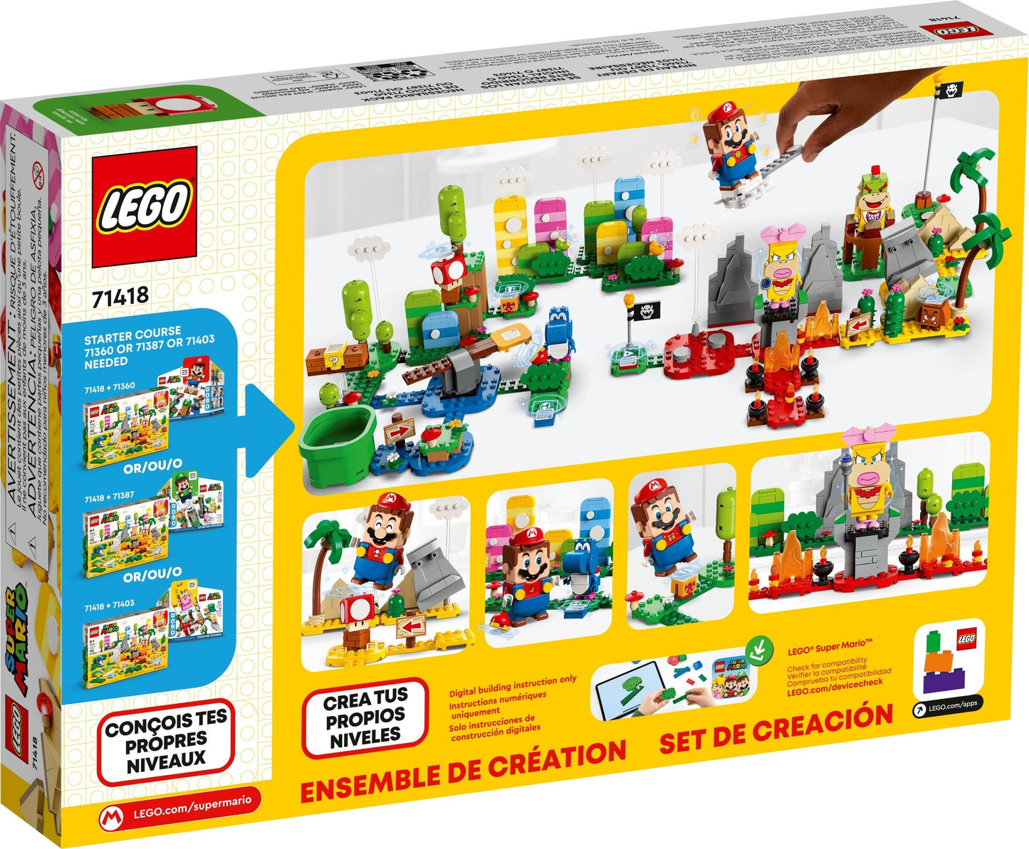 LEGO® Super Mario™ 71418: Kreativ verktøykasse
