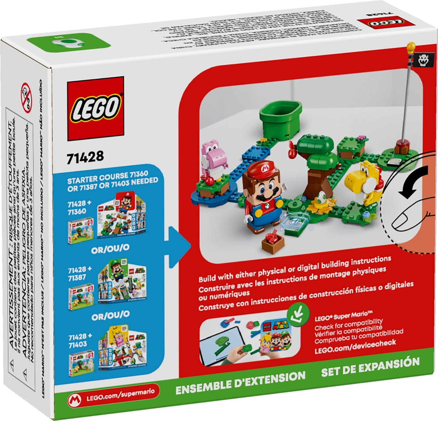 LEGO® Super Mario™ 71428: Yoshis egg-stravagante skog