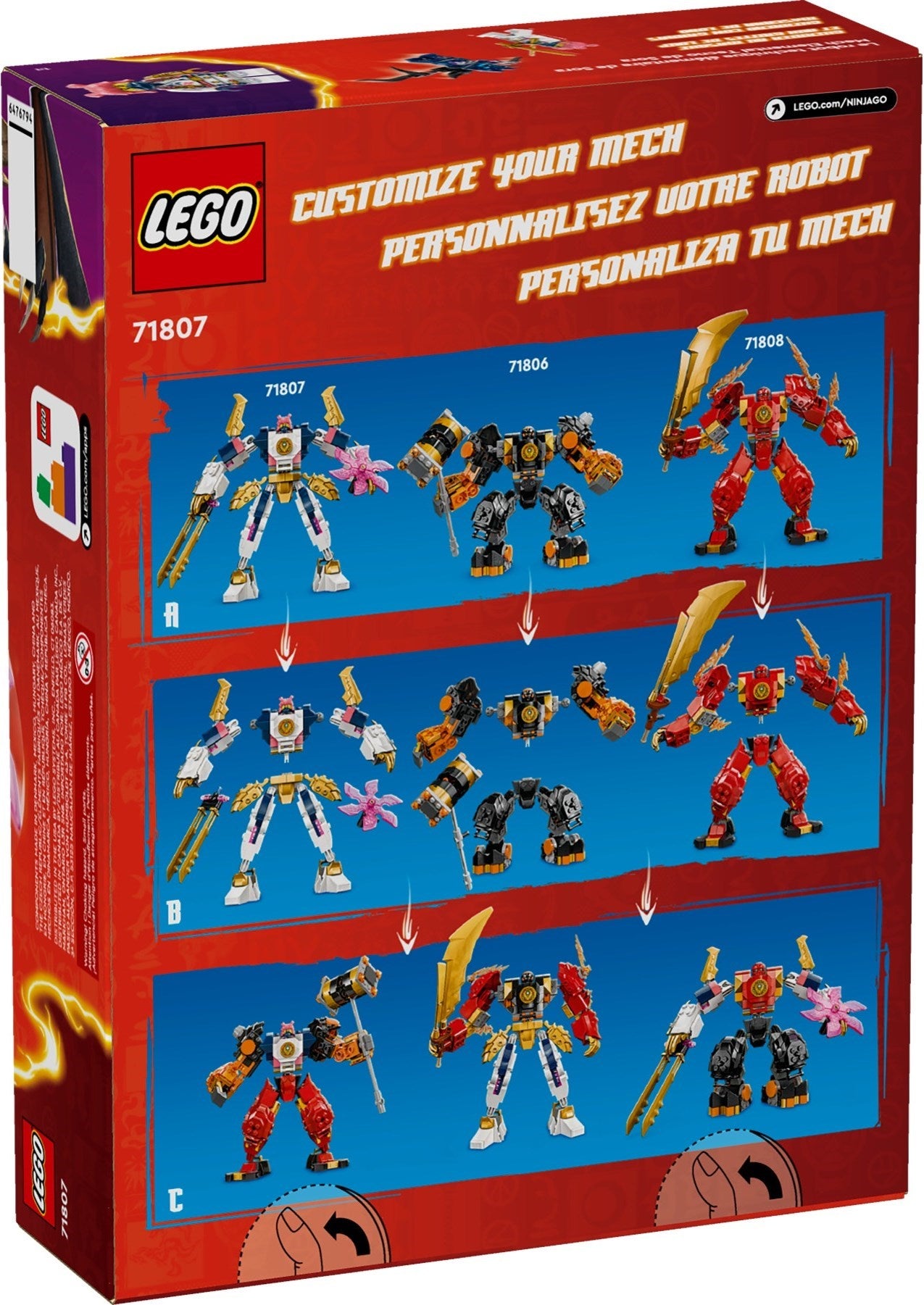 LEGO® NINJAGO® 71807: Soras teknologielement-robot