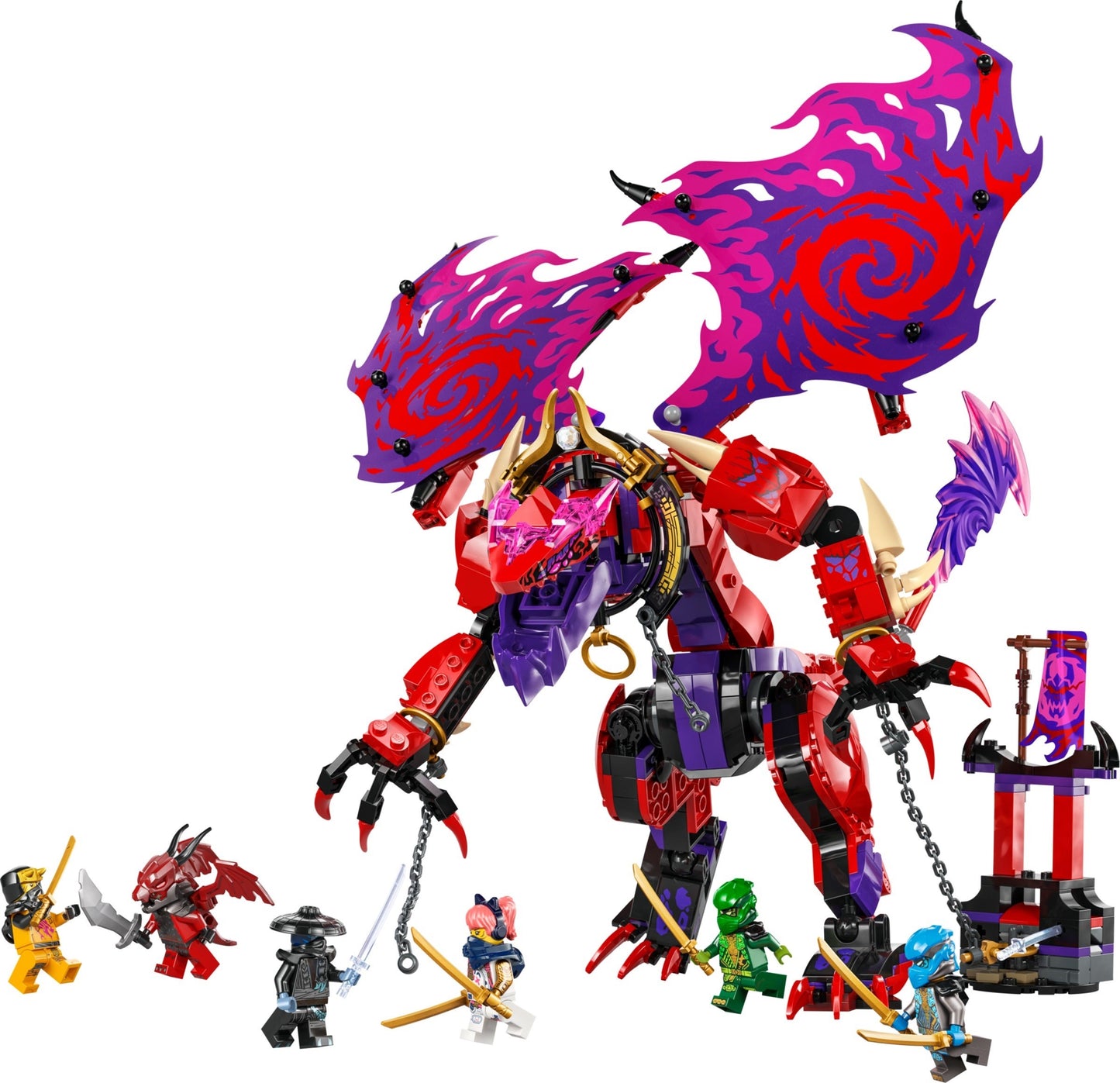 LEGO® NINJAGO® 71832: Kaosdragen Thunderfang