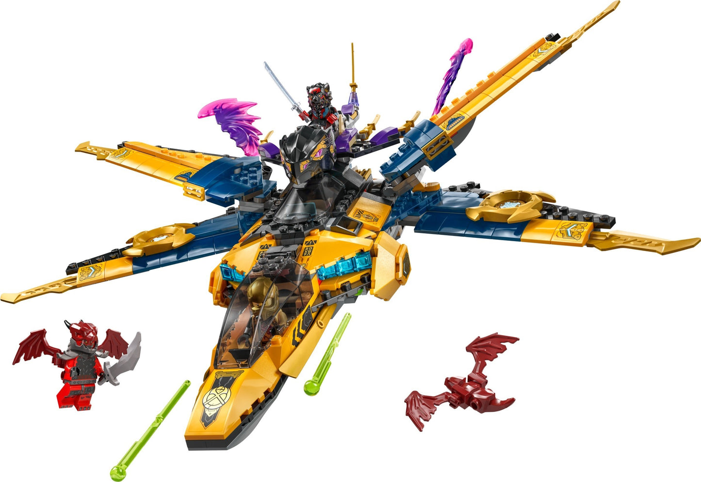 LEGO® NINJAGO® 71833: Ras og Arins superraske stormjager