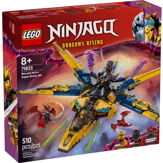 LEGO® NINJAGO® 71833: Ras og Arins superraske stormjager