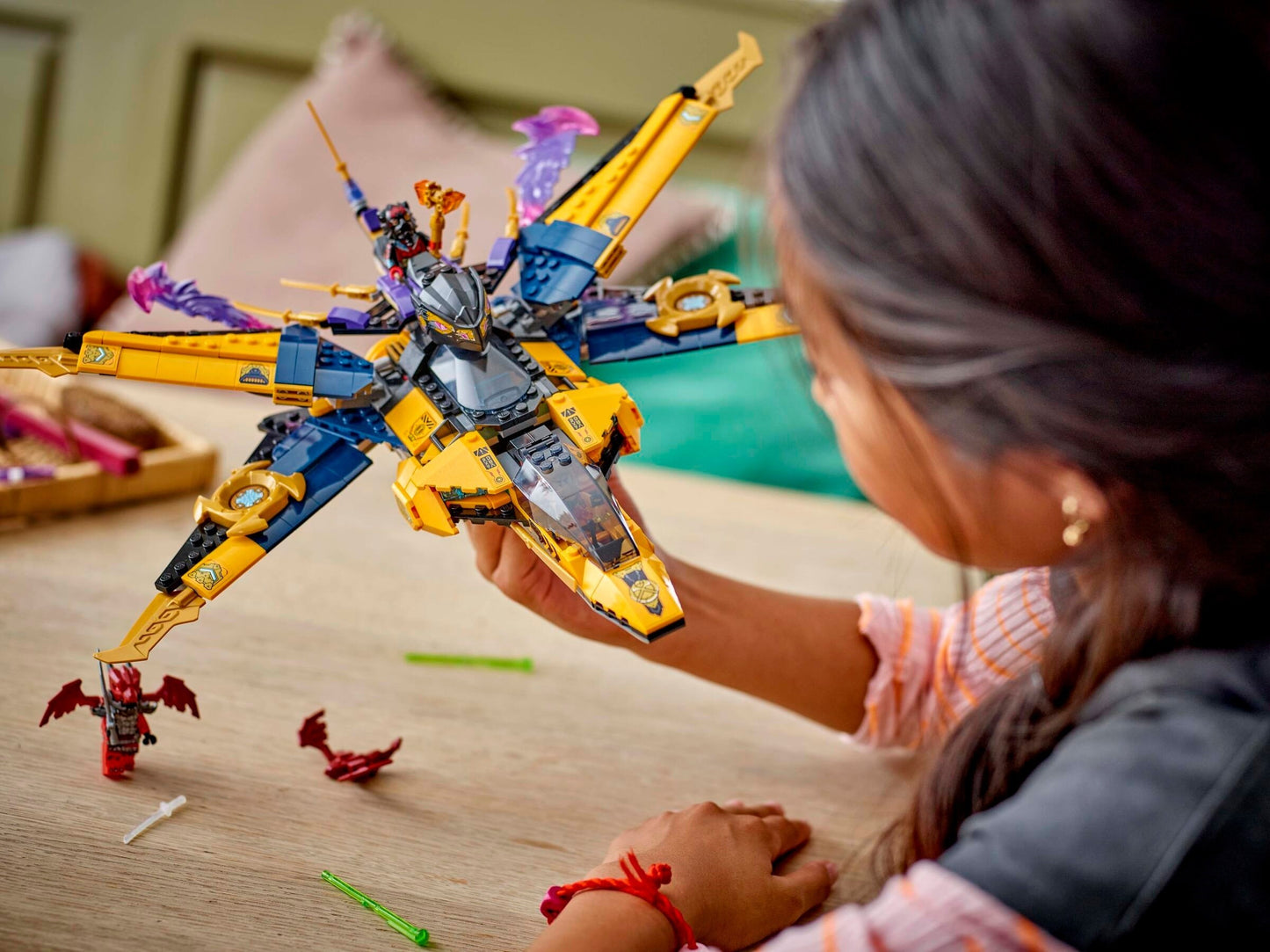 LEGO® NINJAGO® 71833: Ras og Arins superraske stormjager